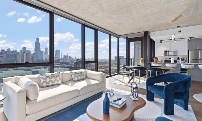 West Loop Apartment | Luxe Group Getaway, Steps from West Loop's Best