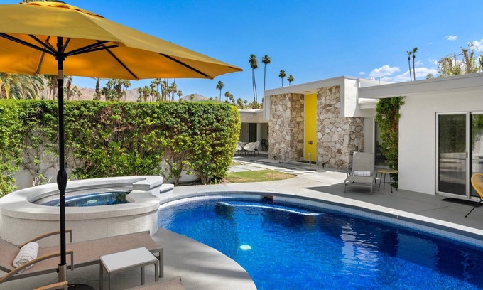 Indian Canyon House | Luxe Hollwood Regency in Indian Canyons