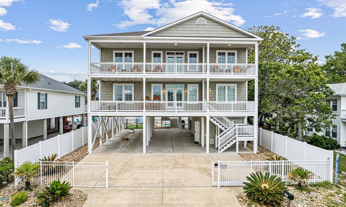 Ash House | Luxe Home w/Htd Pool,50 Steps to Beach,Elevator,Putting Green