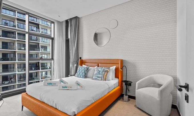Business Bay Apartment | Luxe Living 1 Bedroom with Canal View