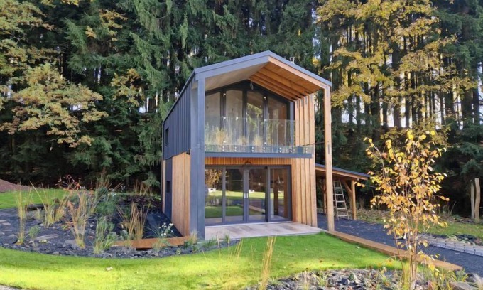Mlade Buky House | Luxe Timber Lodge & Yoga Loft by Interhome