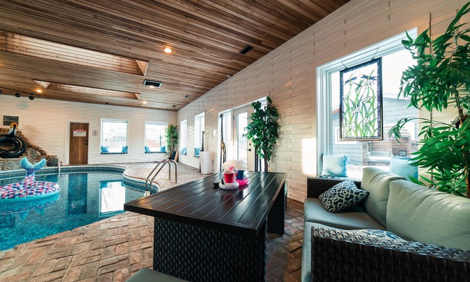 Lethbridge House | Luxurious home with your own private indoor pool.