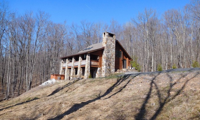 Timberline Ski Chalet | Luxurious, rustic, private vacation home with great view.