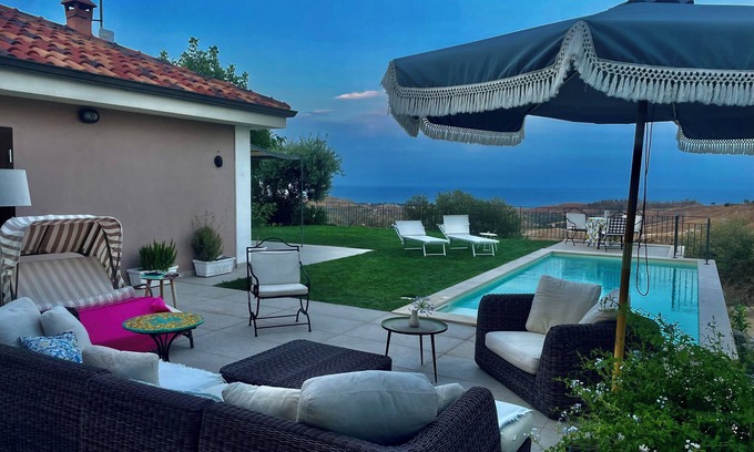 Santa Caterina dello Ionio Villa | LUXURIOUS VILLA WITH private pool and sea view