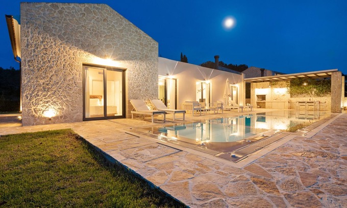 Kavvadades Villa | Luxury Corfu Villa: Lithari Tria, Private Pool, Sleeps 4-5