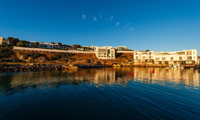 Mykonos Apartment | Luxury Hillside Unit | Sea Views | Balcony | Pool