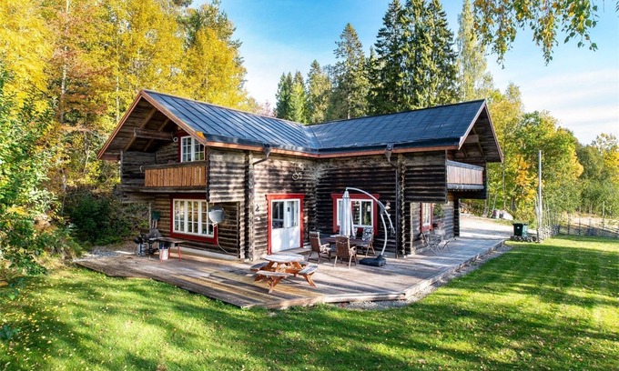 Bergsjo Cabin | Luxury log cabin (hot tub, wood stove, nature & northern lights) - Gränsfors 354