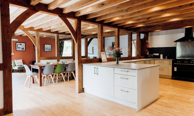Devils Bridge House | Luxury renovated barn in the countryside with a large hot tub sleeping up to 38. Pets welcome