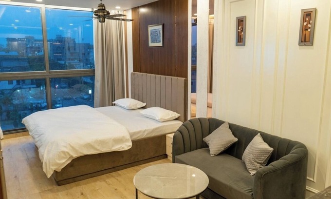 Panch Batti Apartment | Luxury studio apartment—family/couple friendly—w/rooftop garden and pool