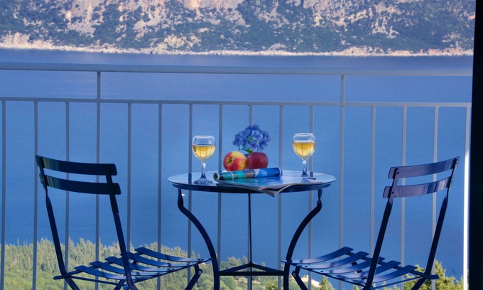 Katsarata Villa | Luxury Villa with Breathtaking Sea Views, Private Pool, Near Fiskardo Bay
