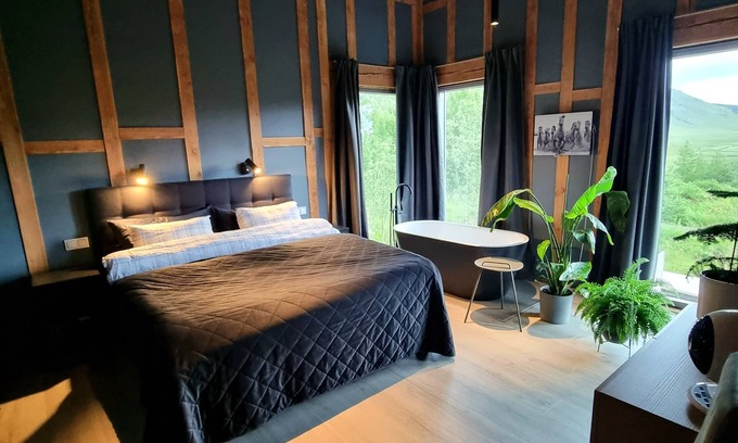 Kjosarhreppur Villa | Luxury villa with private spa in a unique location