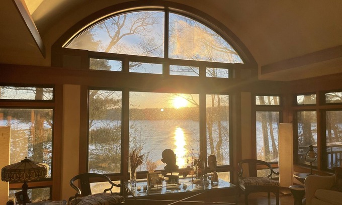 Sherborn House | Luxury Waterfront Estate home on pristine lake