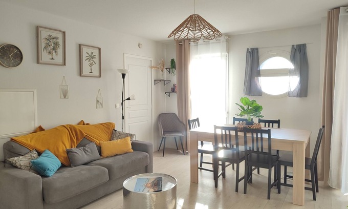 Grandcamp-Maisy Apartment | Ma Pause Normande T3 Les Isles de Sola