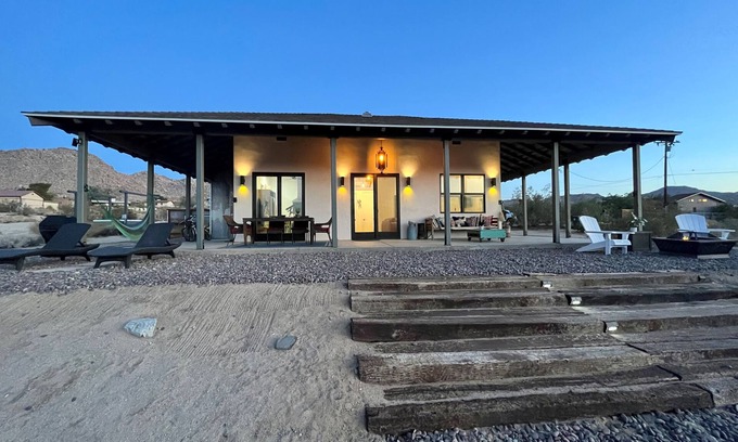 Panorama Heights House | Magical Desert Hideaway - with private jacuzzi, fire-pit, walk to park