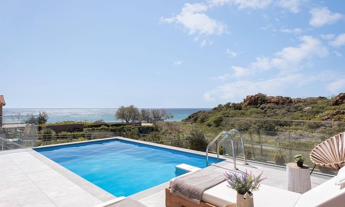 Agios Ioannis Villa | Magnificent Lemnos Villa | Villa Lemnos Nocturne | Private Swimming Pool |.