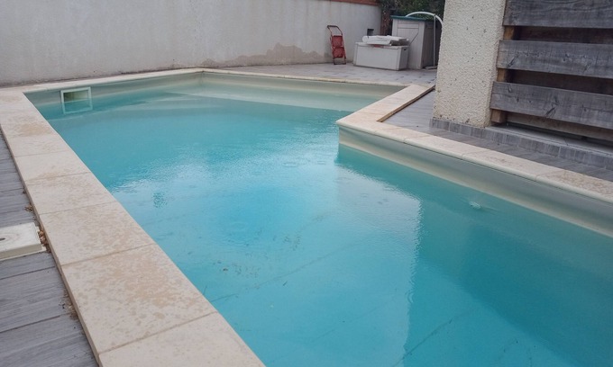 Sainte-Marie-la-Mer House | Maison 3 Faces Avec Piscine Privée à 5 min en Vélo de la 1er Plage