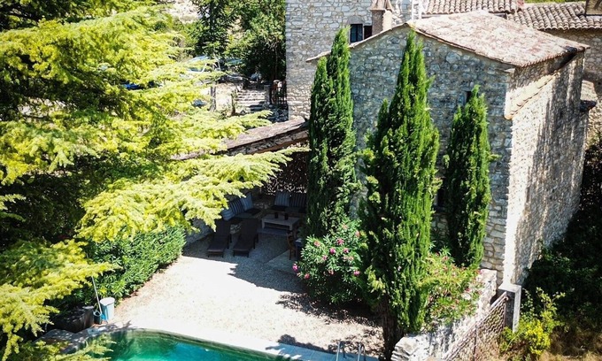 Rochegude House | Maison de Village Avec Piscine et vue Panoramique