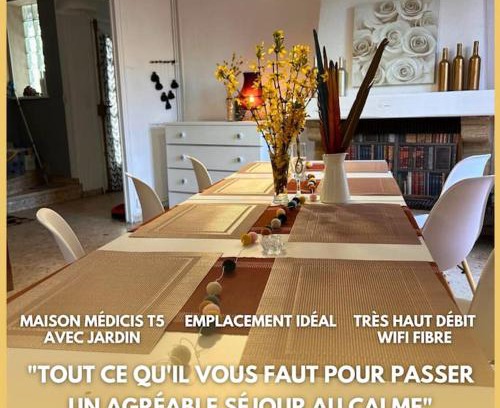 Trois Cocus - Borderouge - Croix-Daurade - Paleficat Apartment | Maison Médicis - T5 Spacieuse et Calme en Ville - Emplacement Idéal