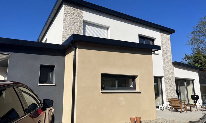 Saint-Thonan House | Maison Moderne - spa Jacuzzi