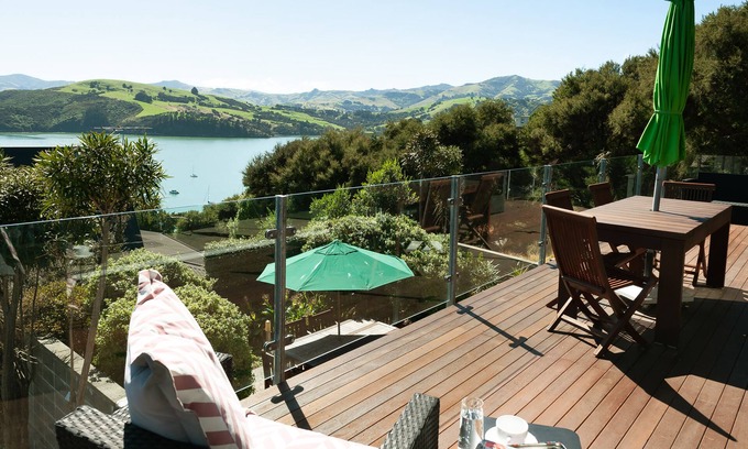 Akaroa House | Majestic Views of the harbour , boasts views of the local bays.