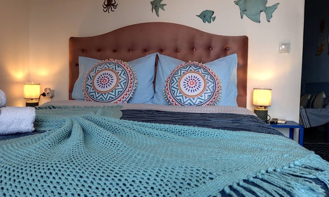 Leptokaria Apartment | Mana Mia ! Sleep by the Gods, Wake by the Sea – 1BD apt Seaview Escape