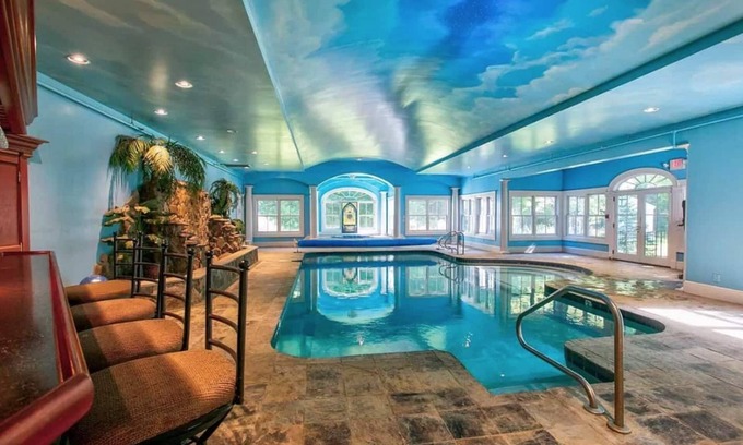 Eastern Vermont House | Mansion w/Game Room, Pool, 2 Hot Tubs, Theater