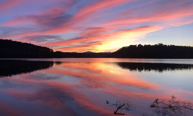 Rifton House | Many perfect sunsets at the magical house on the lake
