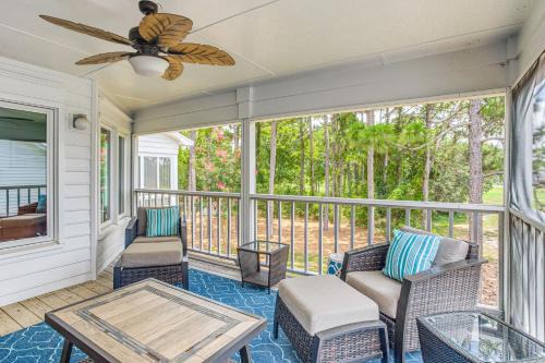 St. James House | Marina and Pool Roomy Golf-View Home in Southport