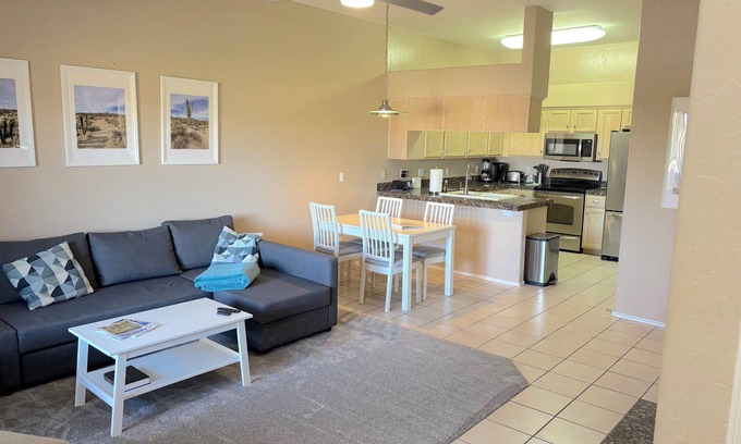 Fountain Hills Condo | McDowell Mountain Adventure Condo - Quiet, Heated Pool, Pet Friendly