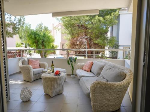 Agios Tychon Apartment | Mediterranean Escape - Steps from the Beach Apartment with Pool