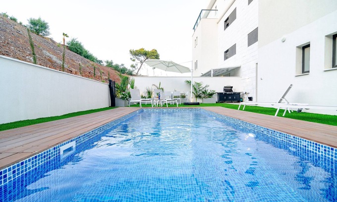 Tiberias House | Michealangelo- luxury garden apartment with pool