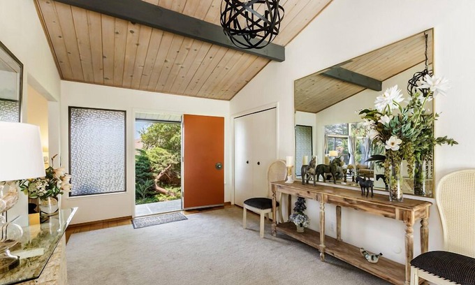 Belvedere Tiburon House | Mid-Century home with a beautiful view, deck, & rear fenced-in patio