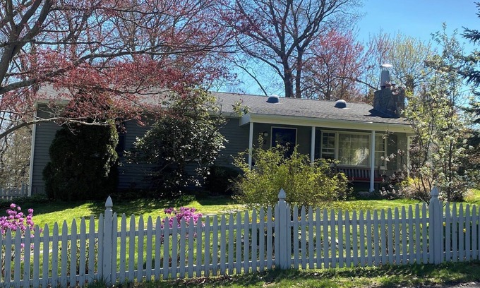Guilford House | Mid-Century Shoreline Cottage; Birder Paradise