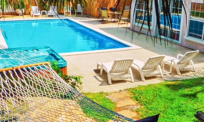El Centro Beach House | Mighty Big Beach: Private Game Rm, Pool + Hot Tub, Dog-Friendly, Walk 2 Beach