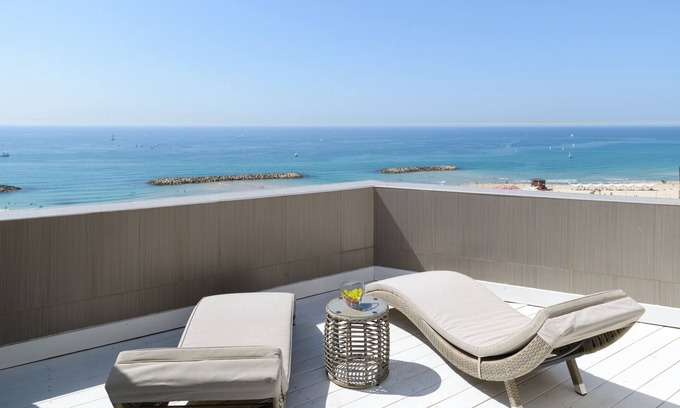 Herzliya Pituach Apartment | MIKLAT Beach Duplex with 2 Terraces & Sea View by FeelHome