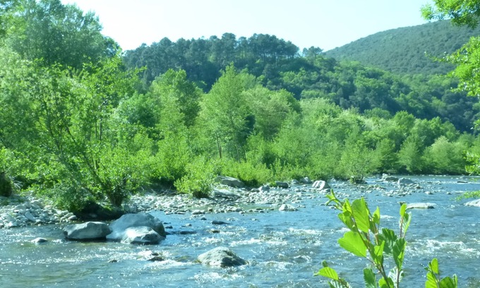 Thoiras Cottage | Mimosa on a hillside gite 4/6 p. Mas EDEN independent open view