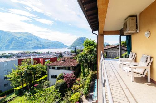 Massagno Apartment | Miravalle Lakeview by Quokka 360 - large windows and magical views
