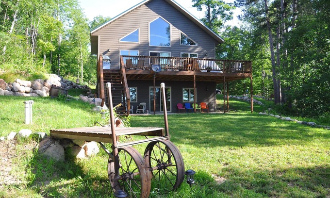 Pine River House | MN Lake Home Sanctuary - Scenic, Surreal, Spiritual, . NE Brainerd-area Lakes