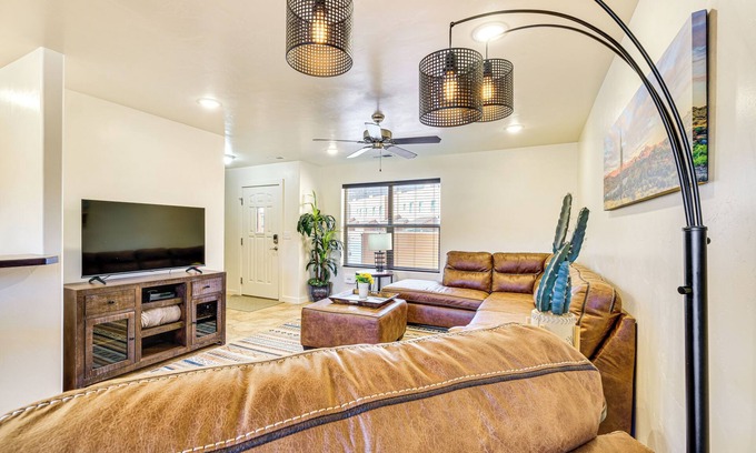 Moab South Valley Apartment | Moab Townhome w/Patio, Near Arches National Park!