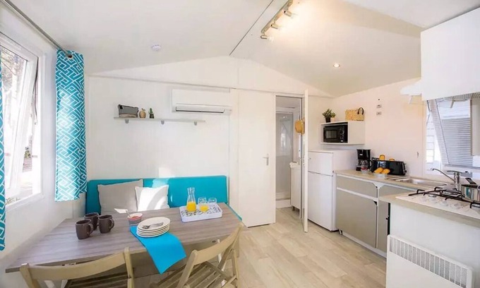 Aureilhan House | Mobile home Einfache Terrasse