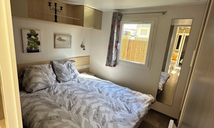 Pedrogao House | MobilHome 2 Comfortable 40 m from the Beach with Garden and Barbecue