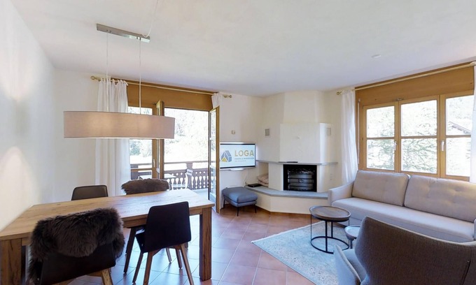 Maloja Apartment | Modern 2 1/2 room apartment in the first floor about 60m2.