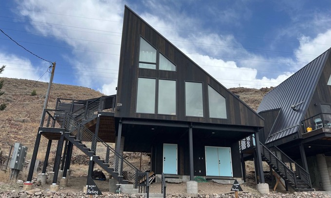 Salida House | Modern A-Frame next to miles of mountain trails and downtown Salida.