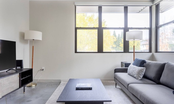 Commonwealth Apartment | Modern Allston 1BR w/Gym & W/D, nr Griggs T, by Blueground