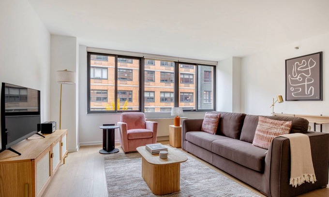 Chelsea Apartment | Modern Chelsea 2BR w/Gym & W/D, nr Chelsea Piers, by Blueground