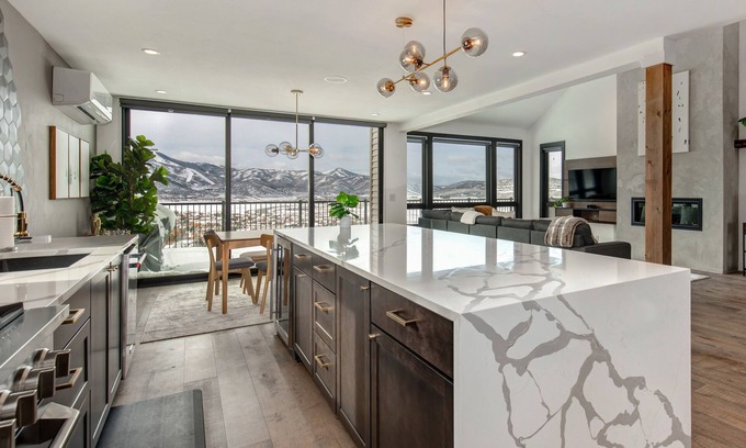 Highland Estates House | Modern, dog-friendly home with stunning mountain views, private hot tub, & grill
