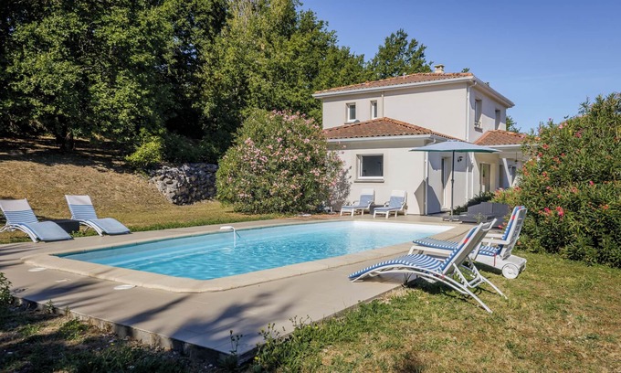 Pujols House | Modern home in the South of France with its own private swimming pool