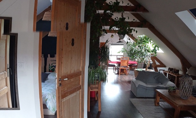 Les Fougerets Apartment | Modern loft near La Gacilly and Rochefort en terre