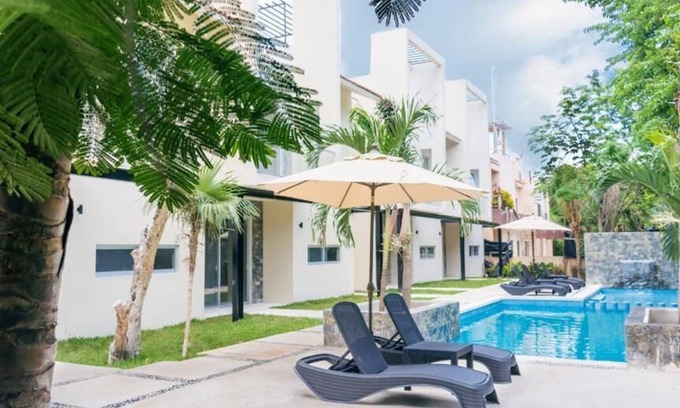 Puerto Aventuras Condo | Modern Studio Puerto Aventuras 202
