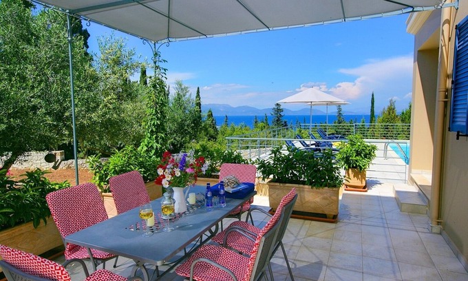 Matsoukata Villa | Modern Villa With Private Pool And Outstanding Sea Views